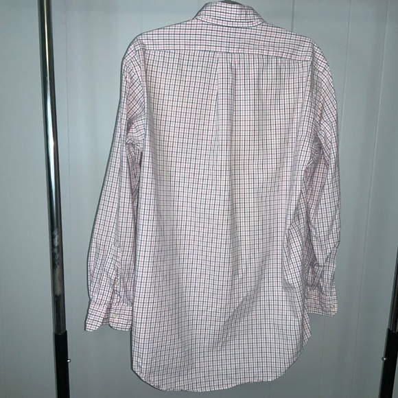 Ralph Lauren Classic Fit pink blue check cotton button front shirt Sz S - Picture 5 of 8